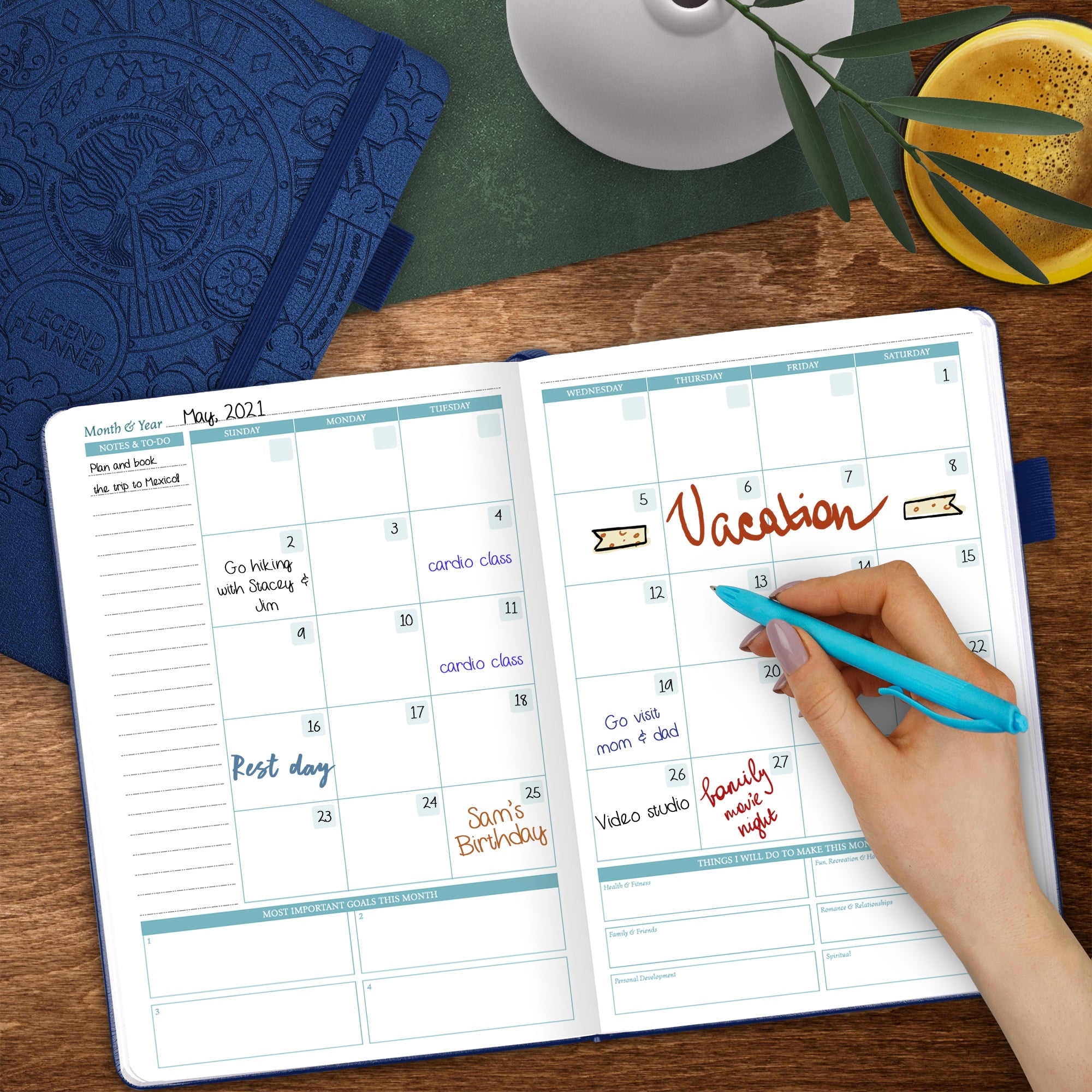 Legend Weekly Colorful Planner 2nd Edition
