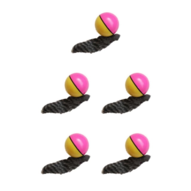 Thinsony Plastic Beaver Toy Fun And Interactive Rolling Ball For Dog Dog Innovative Ball Jump Toys 5Set