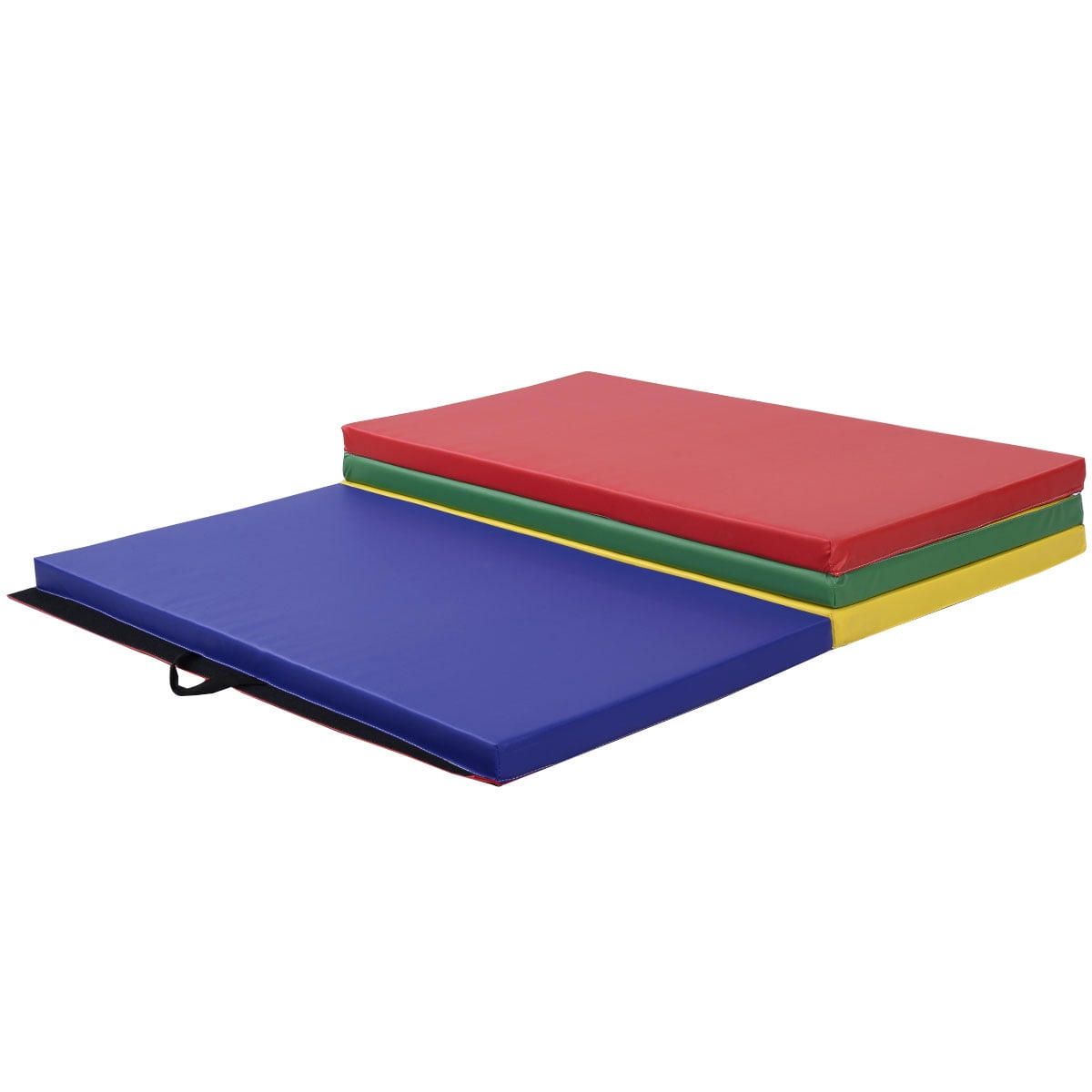 Worksheet Cbb Dance Mat costway 4x8x2 pu gym folding panel exercise tumbling pad gymnastics mat multi color walmart com