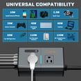 thumbnail image 4 of Inversor de corriente para coche BMK 200 W DC 12 V a 110 V con puertos USB, 4 of 7