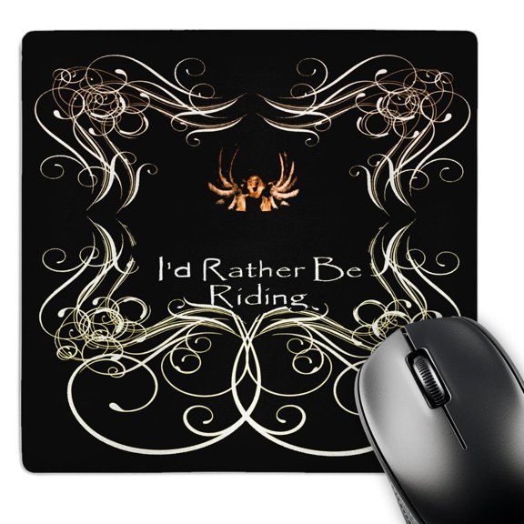 3dRose, A Design for people who ride motorcycles - Id rather be riding, MousePad