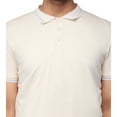 thumbnail image 3 of X RAY Jeans Mens Basic Short Sleeve Tipped Polo, Sand/Light Heather Grey, XL, 3 of 3