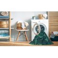 thumbnail image 2 of Ahgly Company Machine Washable Indoor Rectangle Transitional Dark Cyan Green Area Rugs, 8' x 12', 2 of 7