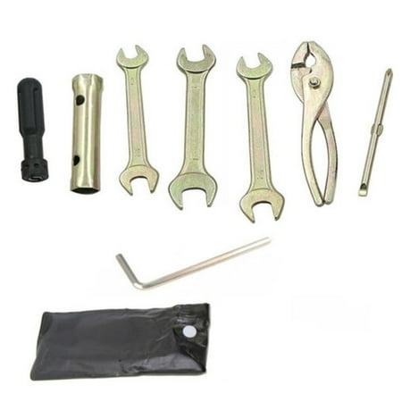 

7Pcs Motorcycles Repair Tools Cord Pliers Wrench Sleeve Means Sparks Plug
