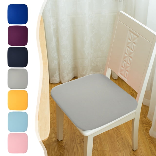 Xihbxyly Cojín de Asiento de Esquina Redonda, Espuma de Punto Suave, Diseño Vintage, Cómodo Asiento de Oficina, Versátil para Sillas, Taburetes y Mecedoras, para Interior y Exterior, 35 X 35 Cm.