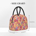 thumbnail image 4 of Vsdgher Insulated Lunch Bag Simple Bento Cooler Bag Lunch Tote Bag , Suitable for picnics, school, work (Colorful Autumn Forest Trees Print ), 4 of 5