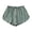 Light Green, variant on Women’s Summer Modal Loungewear Shorts, High Waist Loose Ruffled Hem Casual Sleep Shorts, Multi-Color, M/L/XL/XXL
