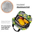 thumbnail image 3 of Sigee Lemons on Striped for Lunch Bag for Women Men, Reusable Lunch Bag Insulated Lunch Bag Lunch Box Cooler, 3 of 5