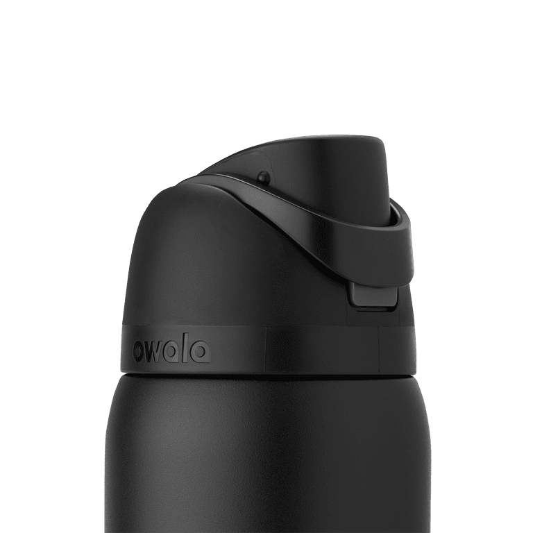 Owala FreeSip Stainless Steel Water Bottle, 32oz, Very Very Dark