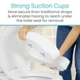 thumbnail image 4 of Vive Raised Toilet Seat Cushion, 4 Inch Extra Height, White, 4 of 10