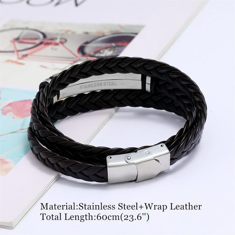 Catholic hotsell leather bracelets