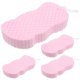 thumbnail image 3 of Baby Body Scrubbers 4Pcs Violet Supple Bathing Sponges Enhanced Cleaning Comfort for Cleaning Use, 3 of 5
