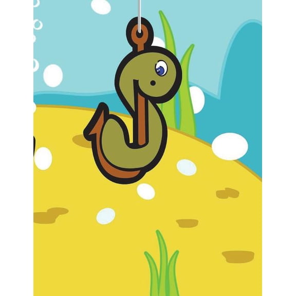 Fish Notebook Large Size 8.5 x 11 Ruled 150 Pages (Paperback)