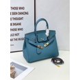 thumbnail image 1 of Bolso Birkin de piel de becerro con patrón de ramita, bolso de gran capacidad con hebilla de bloqueo, bolso Kelly, bandolera de un solo hombro, 2024, 1 of 5