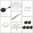 thumbnail image 7 of Best Rolling Stool Adjustable Swivel Stool with Noiseless Rubber Wheels and Foot Rest for Kitchen Medical Esthetician Studio, 7 of 7