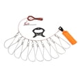 thumbnail image 2 of Fish Wire Rope Lock, Portable Detachable Fishing Lock Buckle  For Shore 10 Buckles, 2 of 8