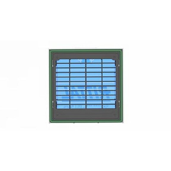 Rittal 3238.200, Outlet Vent, Passive Enclosure Cooling, 5.85" Height x 5.85" Width x 0.94" Depth