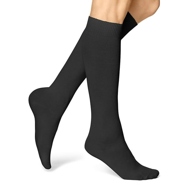 Hue HUE Flat Knit Knee High Socks