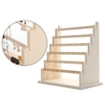 thumbnail image 4 of Wooden Bracelet Holder Rack Hanger Earrings Stand Storage for Jewelry Organization and Display 6 Layer B, 4 of 8