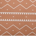 thumbnail image 2 of Simply Daisy 14 in x 20 in Modern/Contemporary Orange Geometric Polyester Decorative Lumbar Pillow, 2 of 3