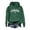 Dark Green, variant on Men's Hoodie Canada Flag Letter Print Drop Shoulder Loose Pullover Trendy Sweatshirt