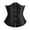 Black, variant on Gtoiithly Elegant Satin Underbust Corset Waist Trainer for Women Steel Boned Body Shaper for and Posture Support Black XXXXXL