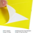 thumbnail image 4 of Unique Bargains Directional Arrow Sticker Self Adhesive Floor Decal Wall Sign Yellow 40 Pack, 4 of 6