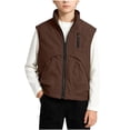 thumbnail image 2 of SELONE Jacket Vest for Boys Full Zipper Jackets Collared Sleeveless Vest Top Fall Casual Outerwear Outfits 3-12Y, 2 of 7
