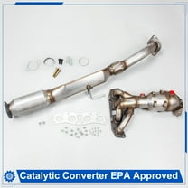 For 2002-06 Nissan Altima 2.5L Front & Rear Catalytic Converter Exhaust Manifold