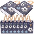 thumbnail image 2 of KAKOWELY 12 bolsas de regalo de fútbol, bolsas de papel para dulces, bolsas de regalo, 2 of 4