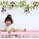 thumbnail image 3 of Cute Monkeys Climbing Tree Vines pegatinas de pared, calcomanías extraíbles para guardería, murales TUNC Sencillez, 3 of 5