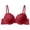 A1_Red, variant on Women's Push Up Lace Bra Comfort Padded Underwire Bra Full Coverage Lift Up Minimizer T-Shirt Bralettes Comfy Plus Size Floral Lace Padded Support Lifting Bust Shaping Underwear Black 70B