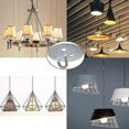 thumbnail image 5 of Metal Round Base Ceiling Hook 90mm Heavy Duty Chandelier Hook Fitting,2 Pieces, 5 of 5