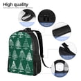 thumbnail image 4 of Rocae Christmas Trees print Computer bag with separate compartment, suitable for 15 inch laptop backpack, gift for men and women, 4 of 8