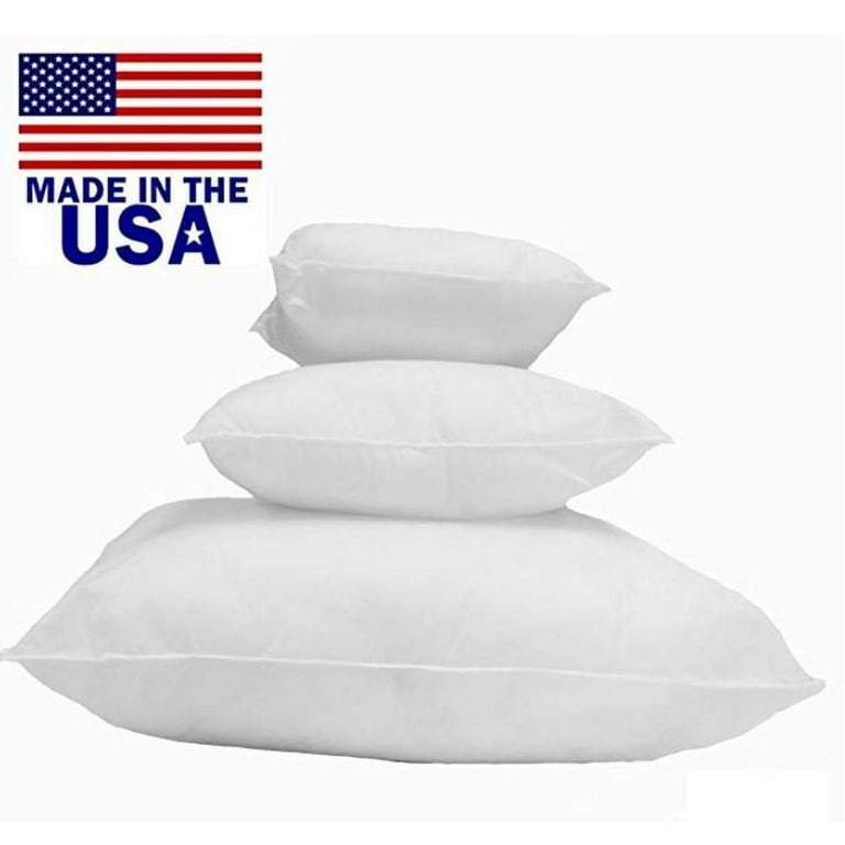 MoonRest 15x15 inch Synthetic Down Alternative Square Pillow Insert Form Stuffer for Sofa Shams, Decorative Throw Pillow, Cushion and Bed Pillow