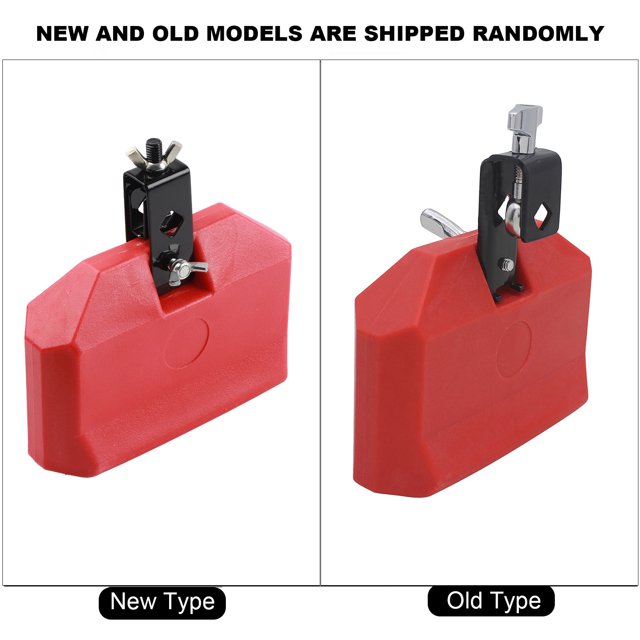 ABS Plastic Cowbell with Stick Percussion Cowbell Drum Cowbell Percussion Musical Instrumentfor Drum Lovers