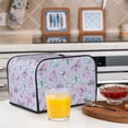 thumbnail image 6 of Haiem Purple Butterfly Print Toaster Covers 4 Slice Wide Slot,Bread Dust Cover & Fingerprint Protection,Bread Machine Cover,Appliance Covers, 6 of 7