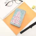 thumbnail image 7 of JIALIOU Nylon Trifold Card Wallet with ID Window Zipper Pocket for Men Women Teen Starry Christmas Tree, 7 of 7