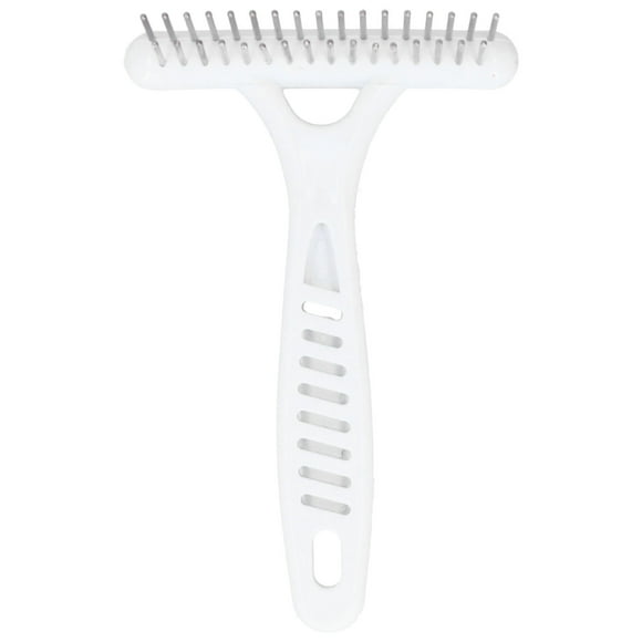 Pet Double Row Rake Dog Deshedding Comb Undercoat Rake Pet Grooming Hair Removal Tool
