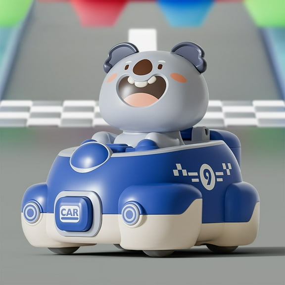 bxhwj Toddler Car Toys for 1 Year Old Boy, Push and Go Toys Cars for Toddlers 1-3, Pull Back Cars toy First Birthday Gifts Boy Toys, Animal Racing Car Baby Toys 6-18 Months, Baby Toy Car