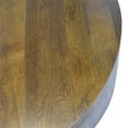thumbnail image 4 of Carolina Classics Tamia 42" Round Wood Coffee Table in Elm Brown, 4 of 4