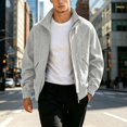 thumbnail image 5 of Umfun Full Zip Track Jackets for Men Athletic Lightweight Stand Collar Casual Sport Coat Soft Breathable Everyday Outerwear for Autumn Running and Daily Commute, 5 of 9