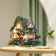 thumbnail image 4 of AuroraX Valentines Day Desk Tabletop Decorations Heart House 2d Acrylic Standee Romantic Garden Cottage Figurine Aesthetic Desktop Ornament for Party Table Centerpiece, 4 of 7