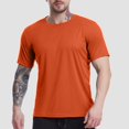 thumbnail image 2 of Dagaeig Casual Breathable Tee for Men Lightweight Thin Solid Color T Shirts Comfortable Basic Short Sleeve Shirt, 2 of 6
