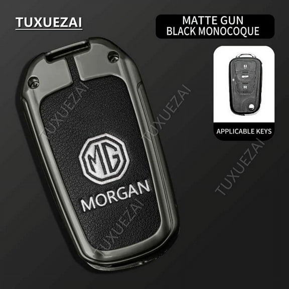 Zinc alloy Car Key Case Cover For MG C 3-buttons key case MG3 MG5 MG6 MG7 MG ZS GT GS Accessories Key Shell Fob Keychain