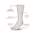 thumbnail image 5 of MediPeds NanoGlide Crew Casual Socks, X-Large, 4 Pairs, 5 of 7