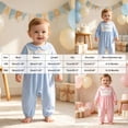thumbnail image 4 of mgoYE Toddler Baby Girl Boy Birthday Outfit One Embroidery Jumpsuit Long Sleeve Peter Pan Collar Romper 1st Birthday Cake Smash Outfit, 4 of 6
