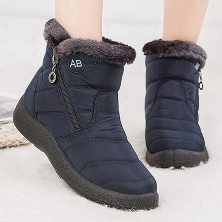 

2022 Women Snow Boots Waterproof Non-slip Designer Female Ankle Boots Platform Keep Warm Fur Ladies Winter Shoes Free Shipping