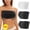 Black, variant on AURIGATE Women Bandeau Bra Women's Stretch Strapless Bra,Summer Bandeau Bra,Plus Size Strapless Bra,Comfort Wireless Bra