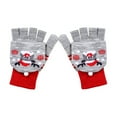 thumbnail image 1 of Gants Sans Doigts Mode Doux Demi-Doigts Flip Top Gants pour Noël, 1 of 10